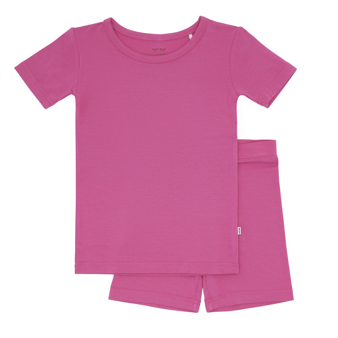 Rosette Two-Piece Short Sleeve + Shorts Bamboo Viscose Pajama Set